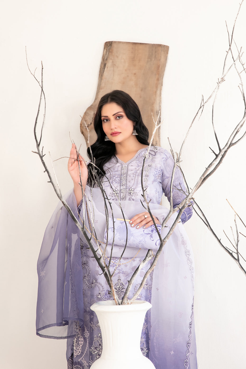 Tawakkal Fabrics 3-Piece Stitched Organza Collection –