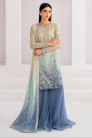 Jazmin stitched Chiffon Suit with Malai Trouser