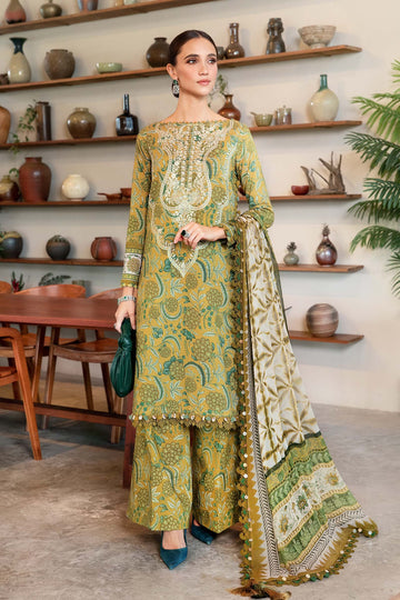 3 Piece Stitched Printed Lawn Suit