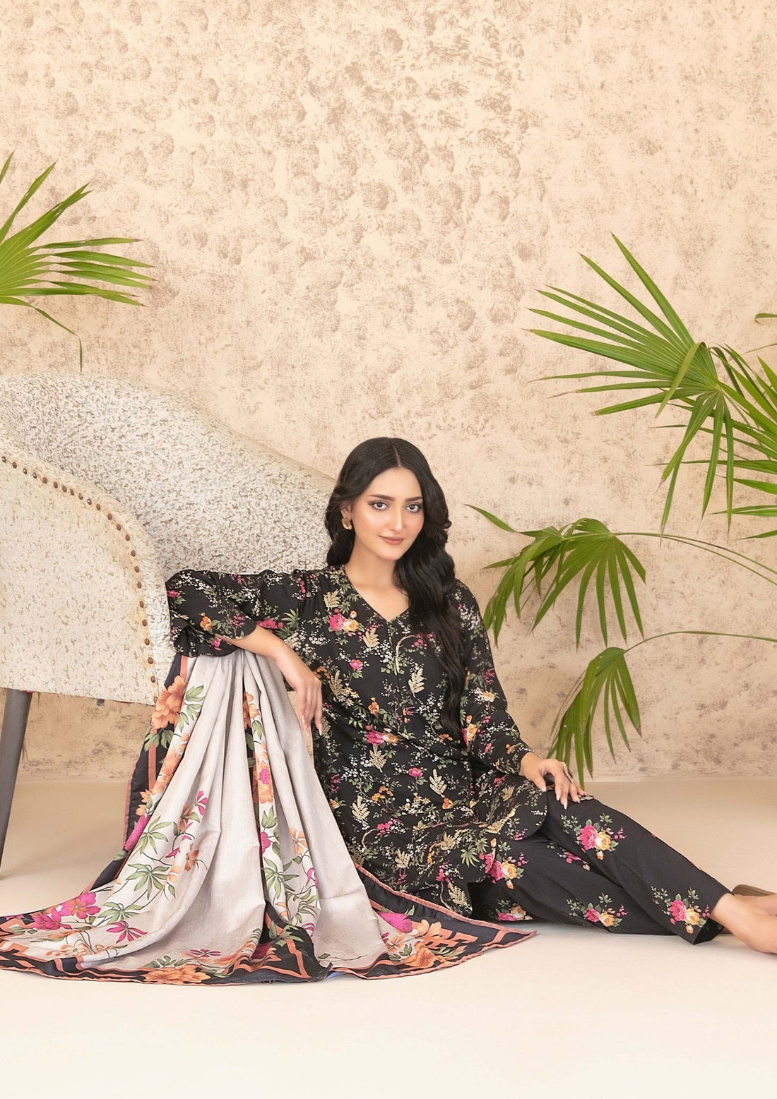 3-Piece stitched Digital Printed Staple Fabric Collection