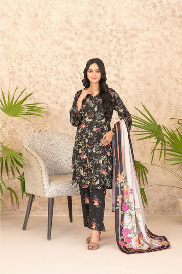 3-Piece stitched Digital Printed Staple Fabric Collection