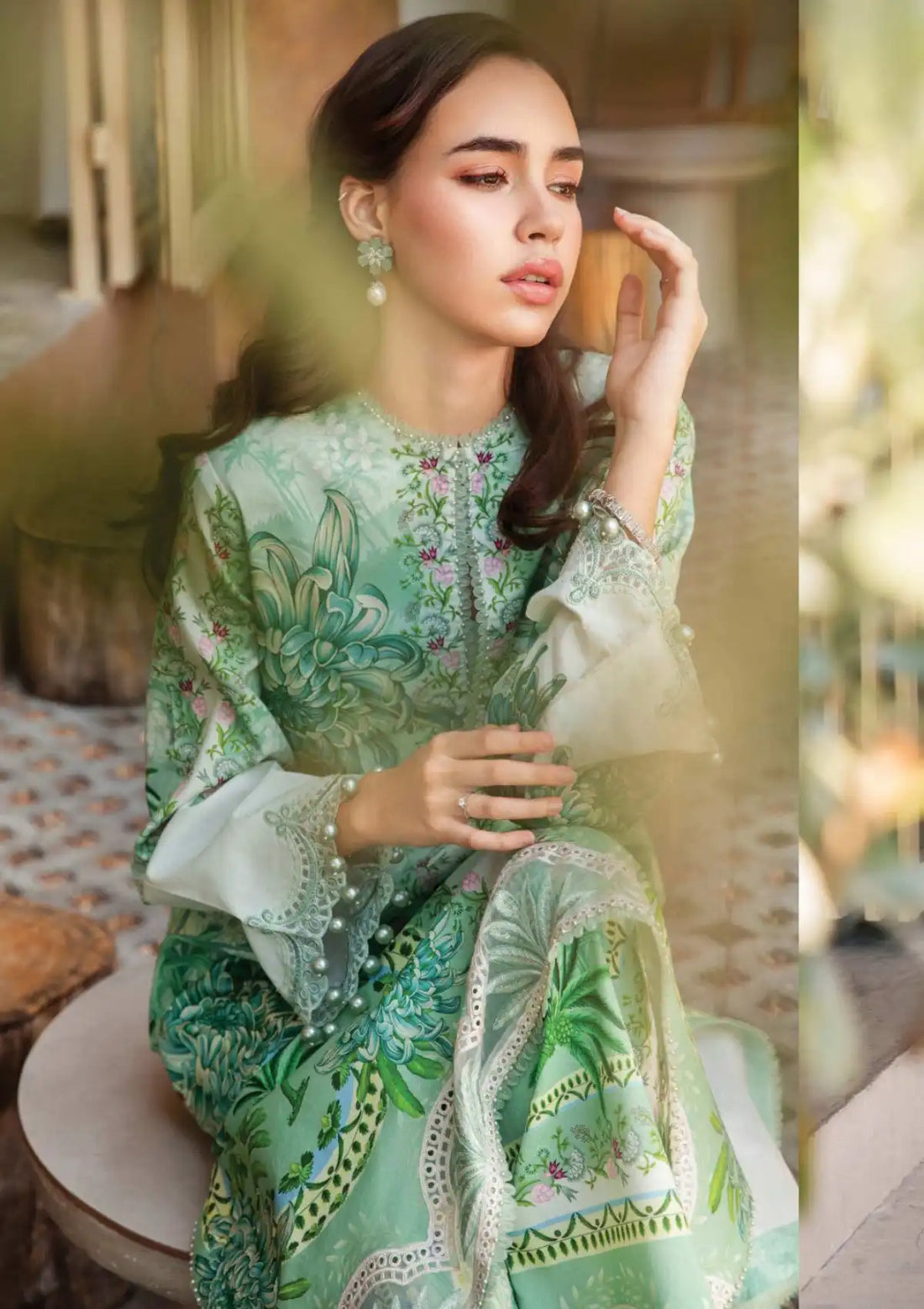 03-Piece Printed Lawn Suit - Ready To Wear