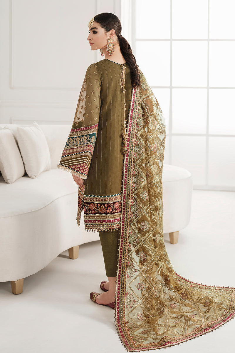 03-Piece Heavy Embroidered Chiffon Suit Ready To Wear