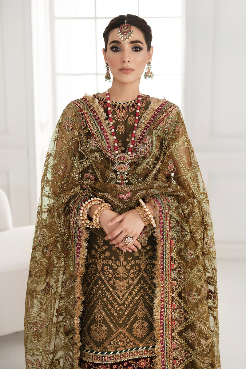 03-Piece Heavy Embroidered Chiffon Suit Ready To Wear