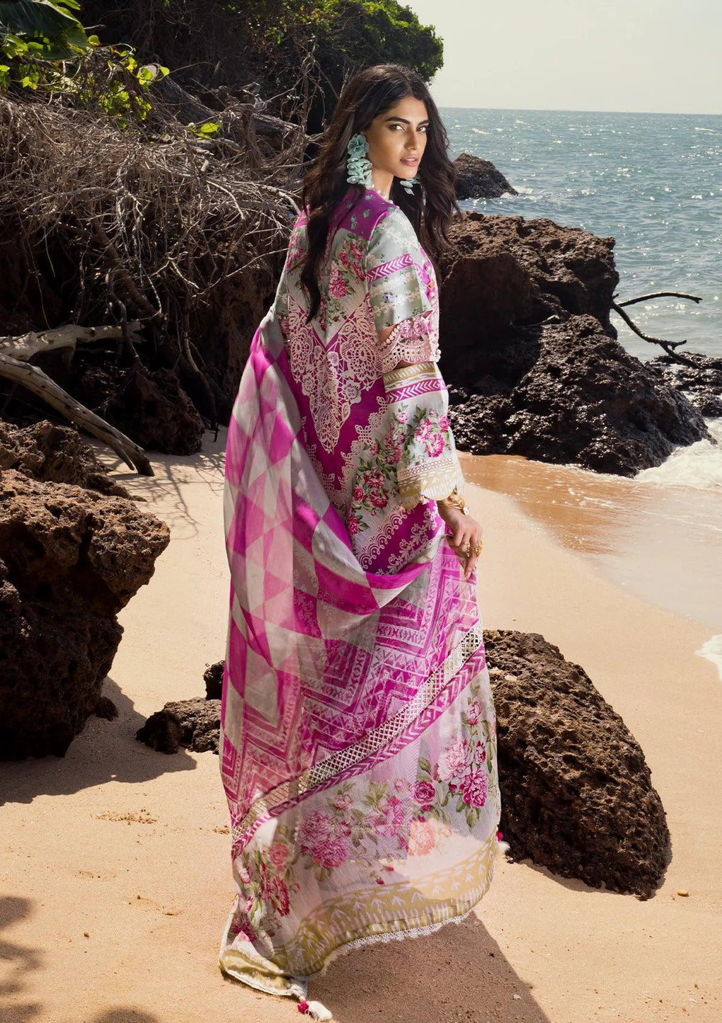 Embroidered Lawn 3 Piece Stitched Suit
