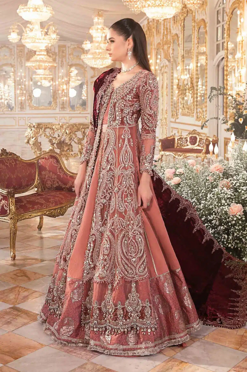 Maria B stitched Net Frock – Ready to Wear