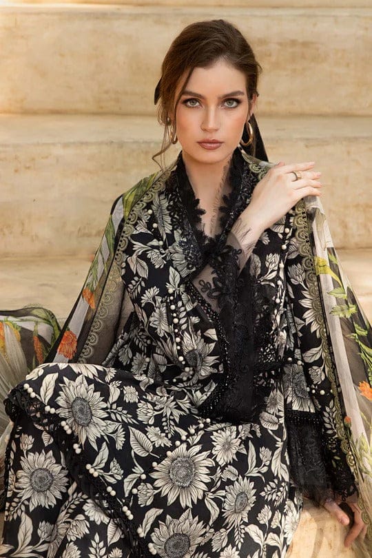 03-PIECE PRINTED LAWN EMBROIDERED DRESS