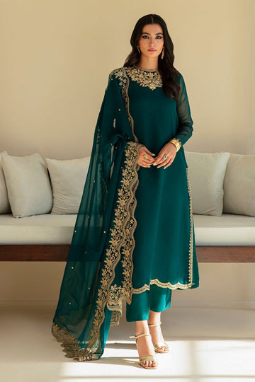 3  Piece Stitched Chiffon suit - Ready to Wear
