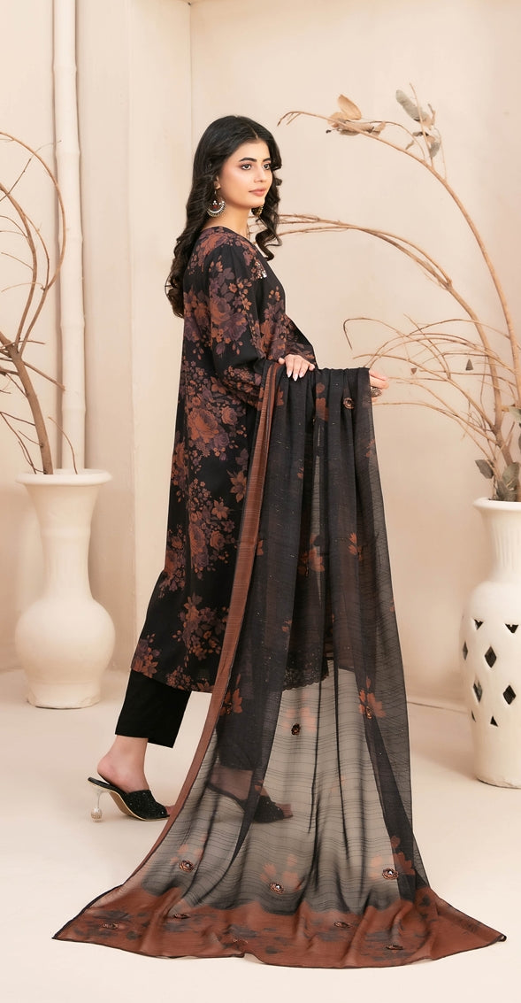 Alvira by Tawakkal Fabrics – Elegant Embroidered Lawn Suit