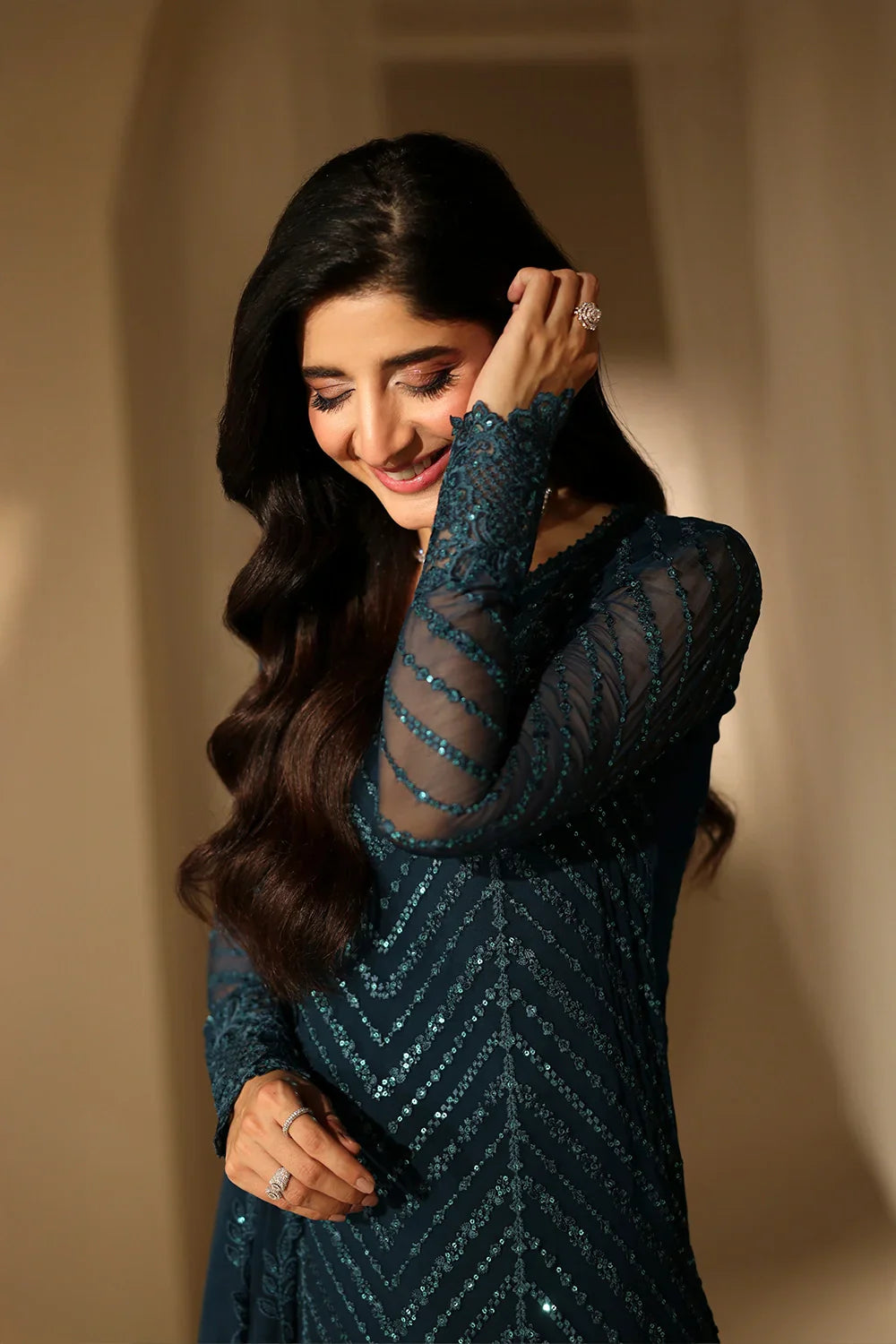 03-Piece Chiffon Suit WIth Embroidery - Ready To Wear