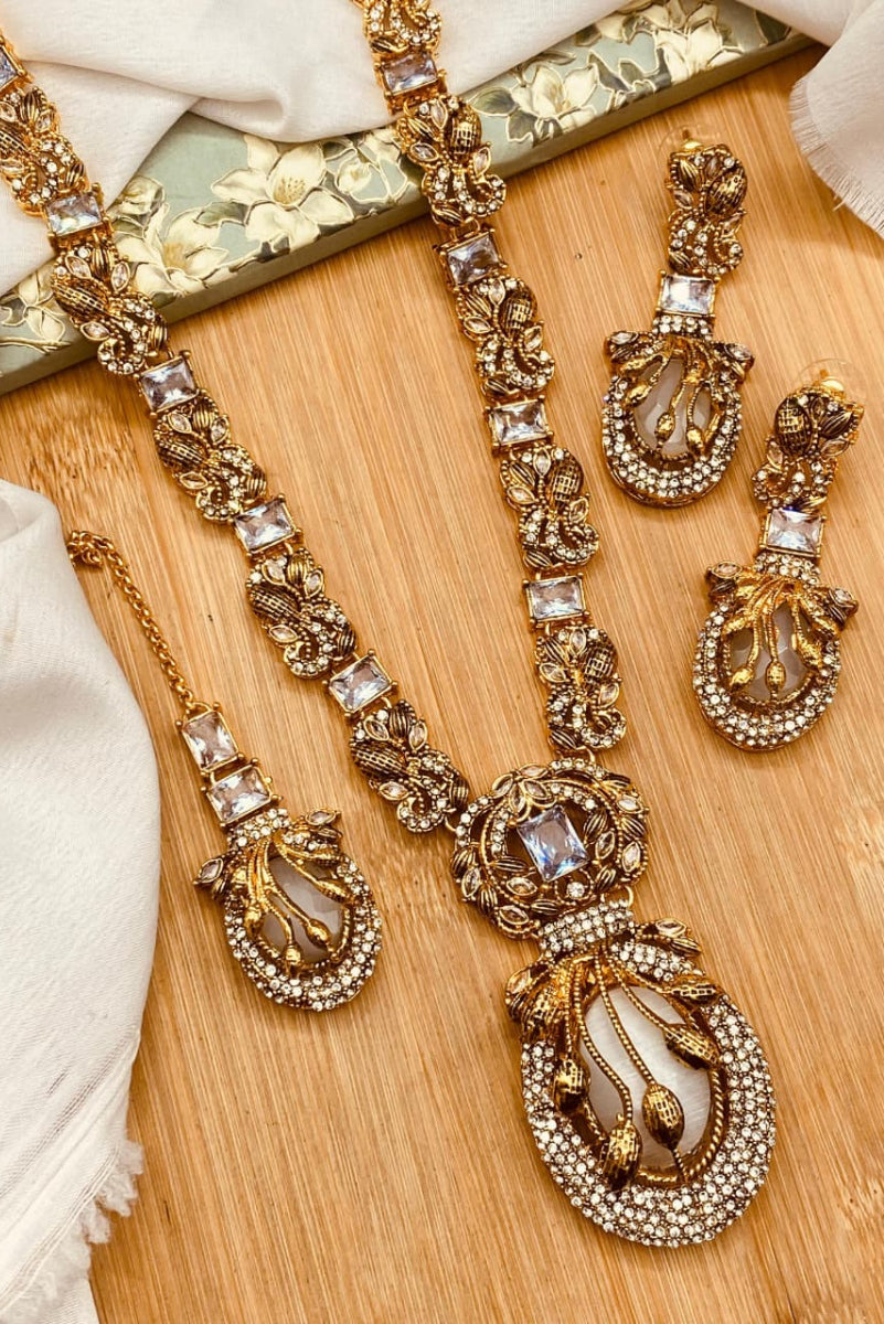 Stunning Turkish Mala Necklace & Earrings Set