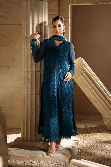 03-Piece Chiffon Suit With Embroidery- Ready To Wear