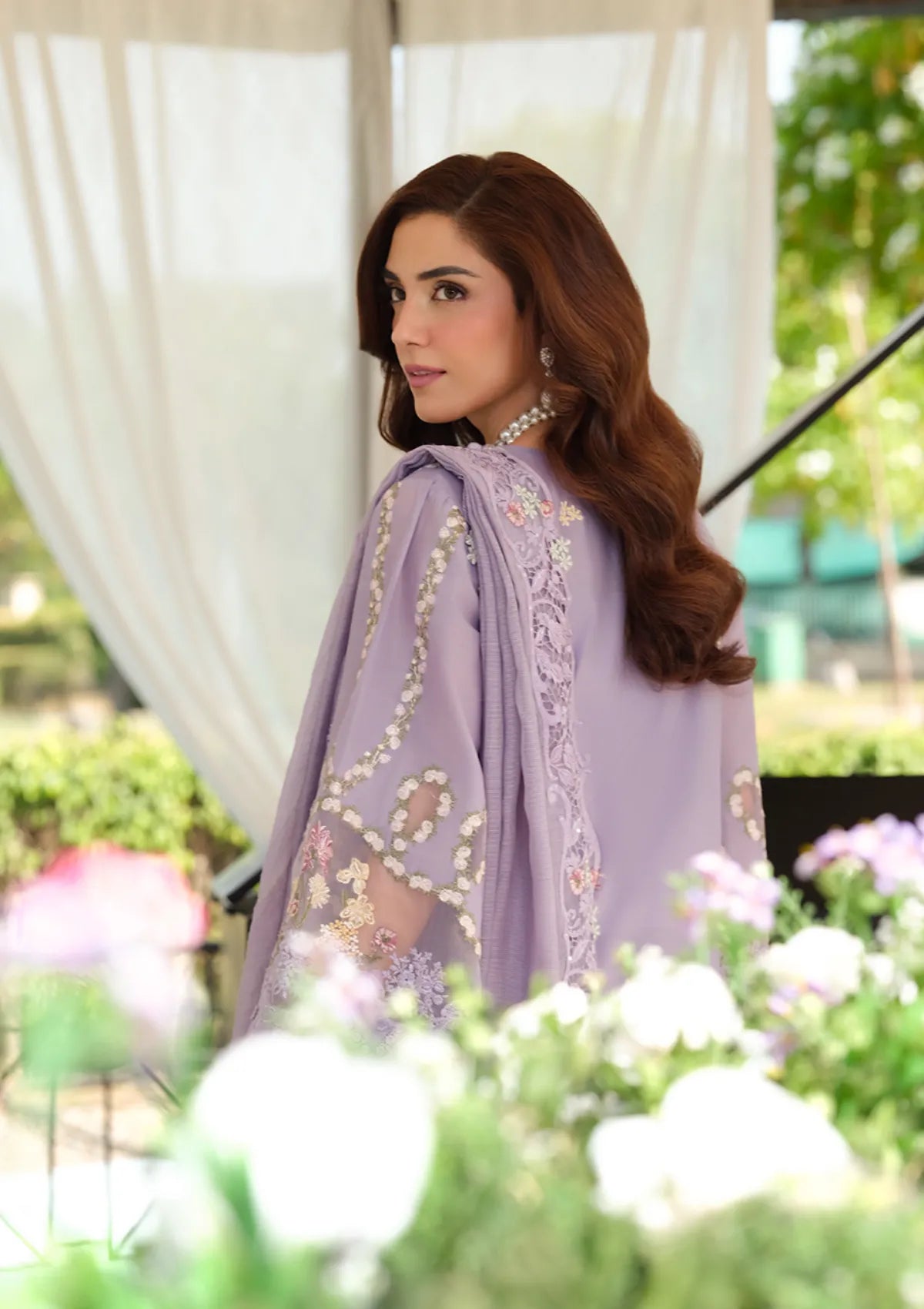 03-Piece Lawn Suit With Chikankari Embroidery - Ready To Wear