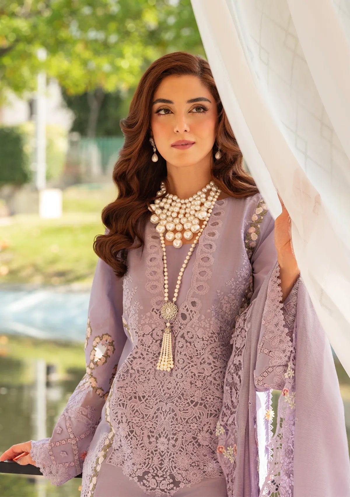 03-Piece Lawn Suit With Chikankari Embroidery - Ready To Wear